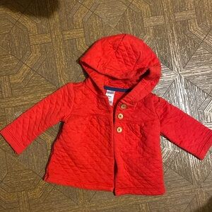 Red cape jacket size 9months